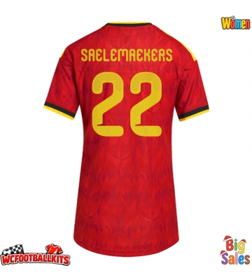 Belgium Alexis Saelemaekers #22 Replica Home Stadium Shirt for Women World Cup 2026 Short Sleeve